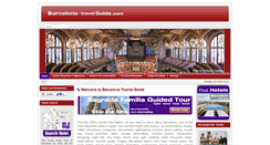 Desktop Screenshot of barcelona-travelguide.com